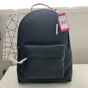 Vince Camuto Inga Navy Leather Backpack